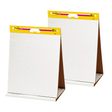 Post-it Super Sticky Draagbare Tafelblad Flipover Pad, 20x23 Inch, 20 Vellen, 2 Pads (563 VAD 2PK)