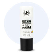LM Sock Stop (transparant) 3,04 fl oz - Zachte rubberen textielverf Mengbare kleuren Wasbaar tot 86F Geschikt voor lichte en donkere materialen -