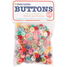 Riley Blake Cute Little Buttons Sortiment 300/Pkg-1/4"""" -STB6023