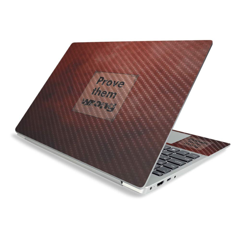 Mightyskins Carbon Fiber Skin For Lenovo Ideapad S340 15"""" (2019) - Prove Them Wrong | Protective Durable Textured Carbon Fiber Finish | Easy To App 736684595937