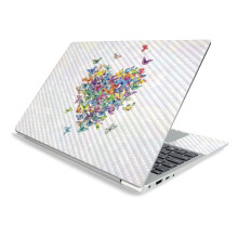 MightySkins Carbon Fiber Skin voor Lenovo IdeaPad S340 15" (2019) - Wildheart | Beschermend, Duurzaam
