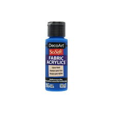 Deco Art SoSoft Fabric acrylverf 2oz-mediterraan blauw