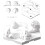 Bandai Hobby - 30 mm - Tilpas scenebase (Snowfield-version) 1