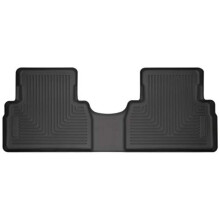 Husky Liners Tapis de sol Weatherbeater | Compatible avec Hyundai Santa Fe 2019-2020 | 2e range 1 pice noir - 14871