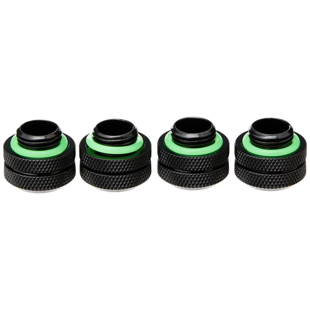 Corsair Hydro X Series Xf Hardline 12Mm Black Fittings - Four Pack (Cx-9052001-Ww)