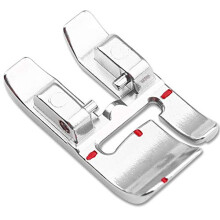 ZIGZAGSTORM 820676096 Bi-Level Topstitch Presser Foot for Pfaff Group D E J G K with IDT Sewing Machine 820676096