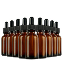 Oogdruppelfles, Hoa Kinh 48 Pack 1 oz 30ml Amber Glazen Fles met Druppelaars, 2 Trechters voor Olie