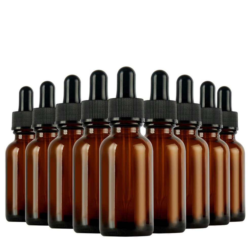 Eye Dropper Bottle Hoa Kinh 48 Pack 1 oz 30ml Amber Glass Dropper Bottle with Droppers 2 Funnels for Essential Oils Perfumes (Brown 1oz)-image-OPC-PN9B9YX-NEW