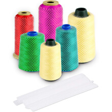 Dradennet Spool Saver Afwikkeldraden Naaigaren Kegelnetten voor het naaien Borduurmachine Grote kleine kegels (100)