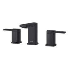 Pfister Deckard Rubinetto per lavabo da bagno da 8 pollici diffuso 2 maniglie 3 fori finitura nero opaco LG49DAPB