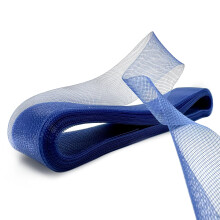 2"" Zoll breites weiches Rosshaargeflecht, verkauft als Rollenware / 22 Yards (Marineblau)