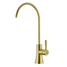 EKRTE Wasserfilterarmatur aus Messing, Gold getönt, für Umkehrosmose-Wasserfilter