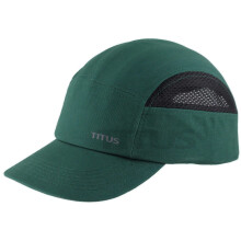 TITUS Leichte Sicherheits-Anstoßkappe – Schutzmütze im Baseball-Stil (Hunter Green Vented)