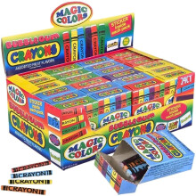 Rhode Island Novelty Magic Colors Assortiment Fruit Smaak Kauwgom Krijt Pakketten: 24-Stuks Doos