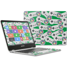 MightySkins Skin kompatibiln se Samsung Chromebook Plus 12,3""""(2017 - Retro ovladace 1 | Ochrann odoln a jedinecn obal z vinylu | Snadn aplikace