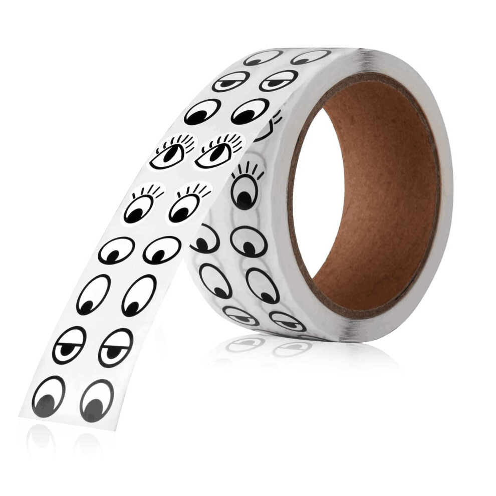 2000 Kusu Samolepek Na Oci Ttku. Samolepic Samolepky Eyes Pro Diy Rucne Vyrben Umeleck A Remesln Hracky A Domc Dekorace (Cern A Bl)-image