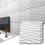 Art3d Decorative PVC 3D Wall Panels  32 Square Feet  Wave 1 1