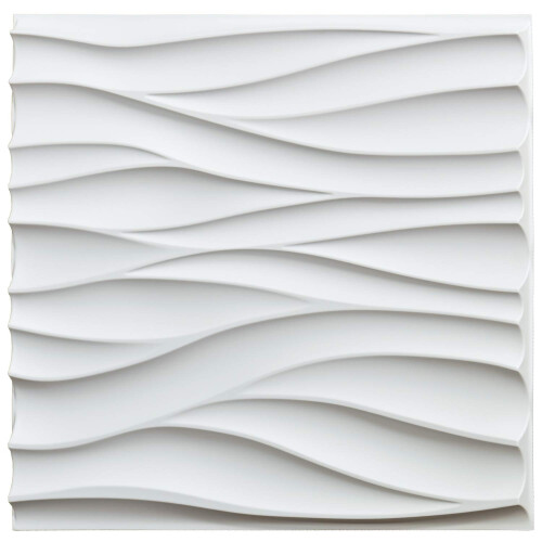 Art3d Decorative PVC 3D Wall Panels  32 Square Feet  Wave 1 1