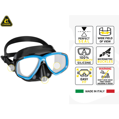 Cressi Occhialini da immersione - maschera da immersione Cressi - DN207920 1