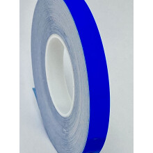Farvet blank vinyltape med selvkl?bende (2 tape 1/4 tomme x 25 fod (50 fod i alt) Fluorescerende bl?)