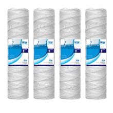 Kompatibel til WHKF-WHSW String Wound 5 Micron Sediment Vandfiltre - 4-Pack