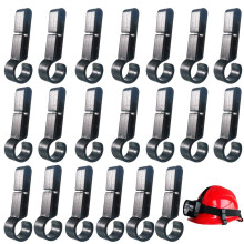 20 Accessori per elmetto protettivo per lampada frontale Gancio per elmetto protettivo Clip per luce Clip per casco Clip per elmetto protettivo M
