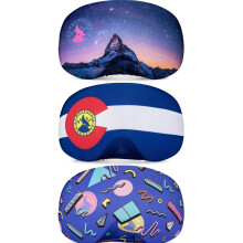 Ski Snowboard Goggle Cover Sleeve - Lins repor dammskydd fr resefrvaring och after (Smakliga godsaker: 3-pack)