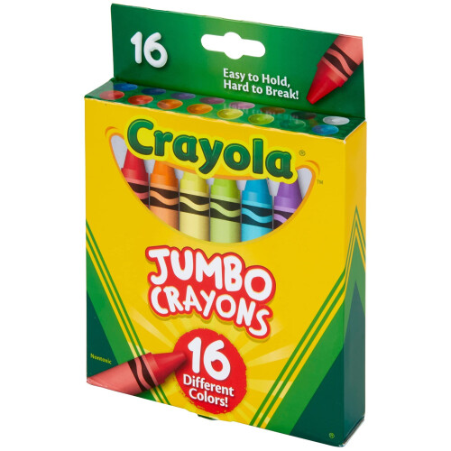 Crayola Crayola Jumbo Crayons-16/Pkg 2