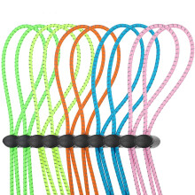 Frienda 10 set Goggle Bungee-remmar fr simning Justerbar utbyte Bungee Cord-rem Simglasgonrem med lsklmma (Grn Bl Rosa Gul Orange)