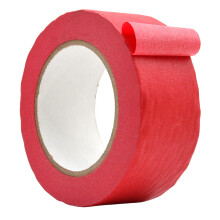 WOD MTC5 Farbiges Abdeckband, Rot, 2 Zoll x 60 Yards. Buntes Lehrer-Maler-Klebeband fr lustige DIY-Kunst- und Handwerkslaborbeschriftungen, besc