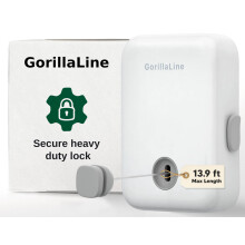 GorillaLine Corde linge rtractable pour intrieur et extrieur | Ligne de schage de vtements robustes | Ligne de vtements pour tendoir m