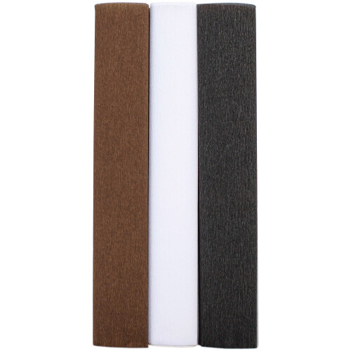 Extra Fine Crepe Paper 3/Pkg-Basic 1