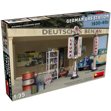 MIN35598 - Miniart 1:35 - German Gas Station 1930-40's