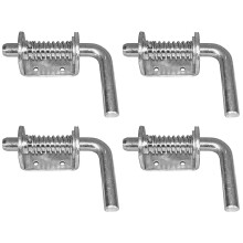 Buyers Products B2596 Lot de 4 loquets ressort robustes sans gardien, poigne de 3-1/2"""", goupille de loquet ressort, loquet plaqu zinc pour