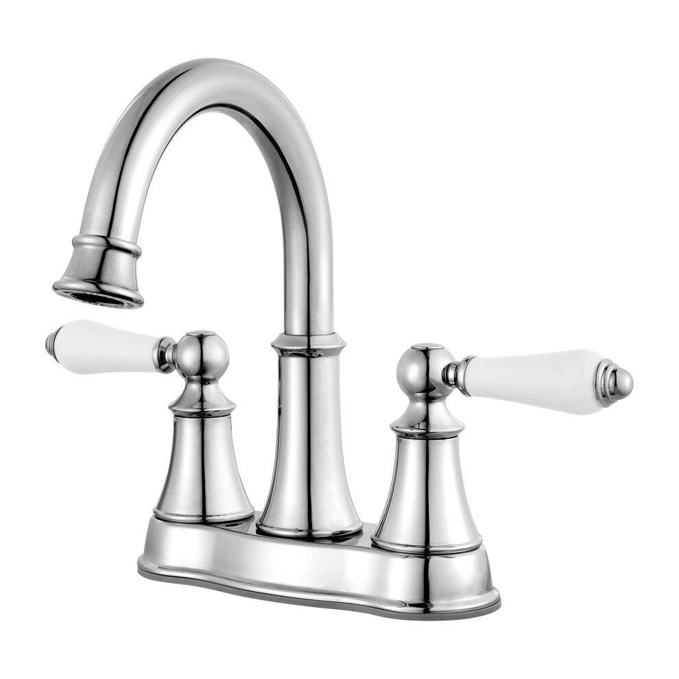 Pfister Courant Bathroom Sink Faucet 4-Inch Centerset 2-Handle 3-Hole Polished Chrome Finish Lf048copc 038877603864