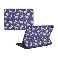 MightySkins Skin in fibra di carbonio per Apple iPad Pro Smart Keyboard 12.9"""" (2018) - Unicorn Dream - Finitura protettiva in fibra di carbonio
