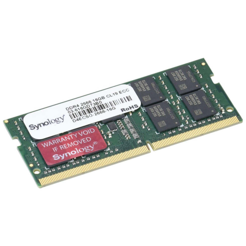 Synology Ram Ddr4-2666 Ecc So-Dimm 16Gb (D4ecso-2666-16G) 846504003679