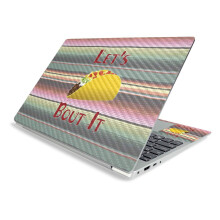MightySkins Carbonfaser-Hlle fr Lenovo IdeaPad S340 15"" (2019)  Lets Taco Bout It | Schtzendes, langlebiges, strukturiertes Carbonfaser-Finis