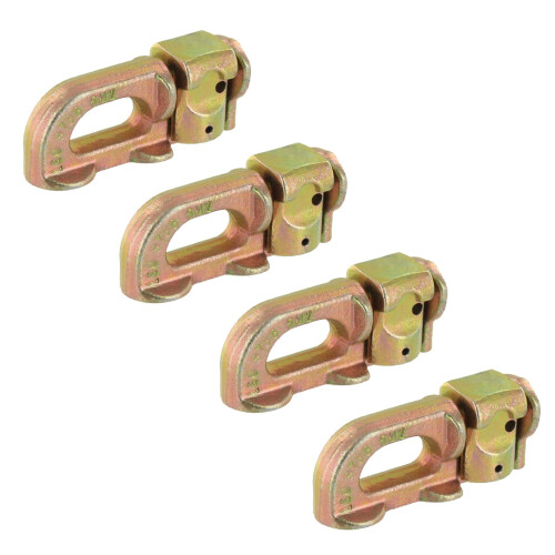 US Cargo Control L Track Doppelstuds (4er Pack) 5.000 lbs Bruchlast, Für L Track Schienen in Lkw oder Anhänger