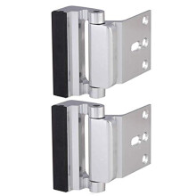 Paquete de 2 cerraduras de refuerzo de puerta con 8 tornillos Cerradura de puerta de seguridad para el hogar para niρos pequeρos Cerradura de pue
