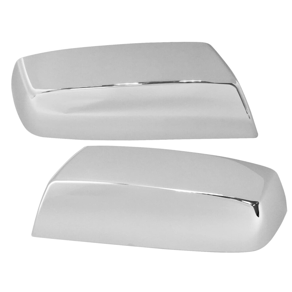 Apa Replacement For Exterior Rear View Chrome Mirror Cover Cap 2014-2019 Silverado Sierra Pair Left And Right Side 22889520 22889519 631907141482