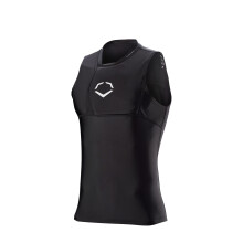 EvoShield Adult NOCSAE Brustschutz-Shirt Erwachsene Medium Schwarz