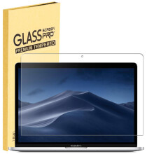 MUBUY-GOL Protecteur d'cran en verre tremp pour MacBook Pro 15 pouces modle A1707 A1990, duret 9H, protection d'cran en verre [sans bulles]