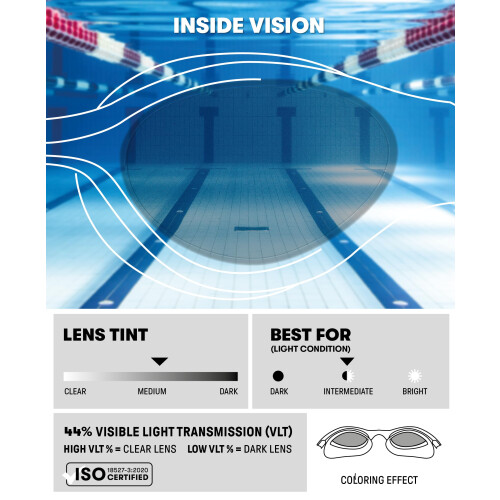 Arena arena Unisex Goggles The One, smoke-grey-black, Unique size 2