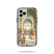 MightySkins Skin per Custodia Lifeproof Next iPhone 11 Pro - Scuola di Atene | Copertura protettiva per decalcomanie in vinile, durevole e unica