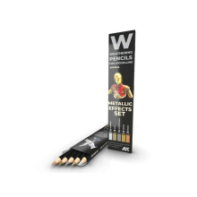 AKI Weathering Pencil Set - Metal Effects