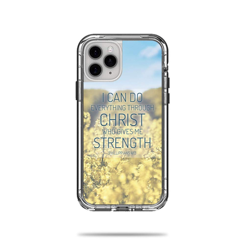 Mightyskins Lifniph11pr-Through Christ Skin Decal Wrap For Lifeproof Next Case Iphone 11 Pro Sticker - Through Christ 719281407636