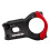 SPANK Split 35 Enduro Trail Shotpeen Anodized Bicycle Stem Black/Red 45mm 2