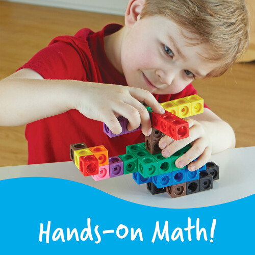 Learning Resources Learning Resources LER9291 0.75 x 0.75 in. Mathlink Cube Big Builders, 200 Cube 2