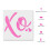 Xo Valentin Stencil - Valentin Valentin Stencils Valentin Stencil Love Stencils Love Stencil 2